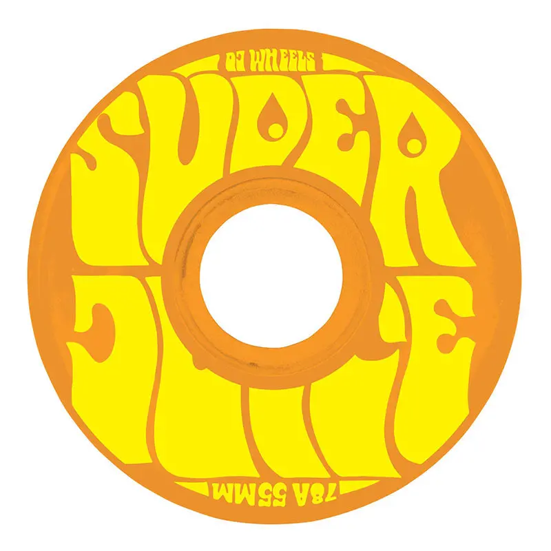 Oj 55Mm 78A Mini Super Juice Orange Skateboard Wheels 4Pk 1