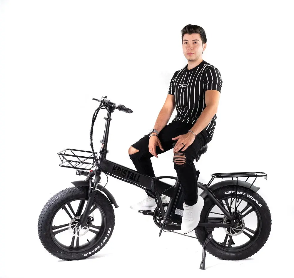 2025 Kristall Gw20 48V 750W Fat Tyre Folding E-Bike 2