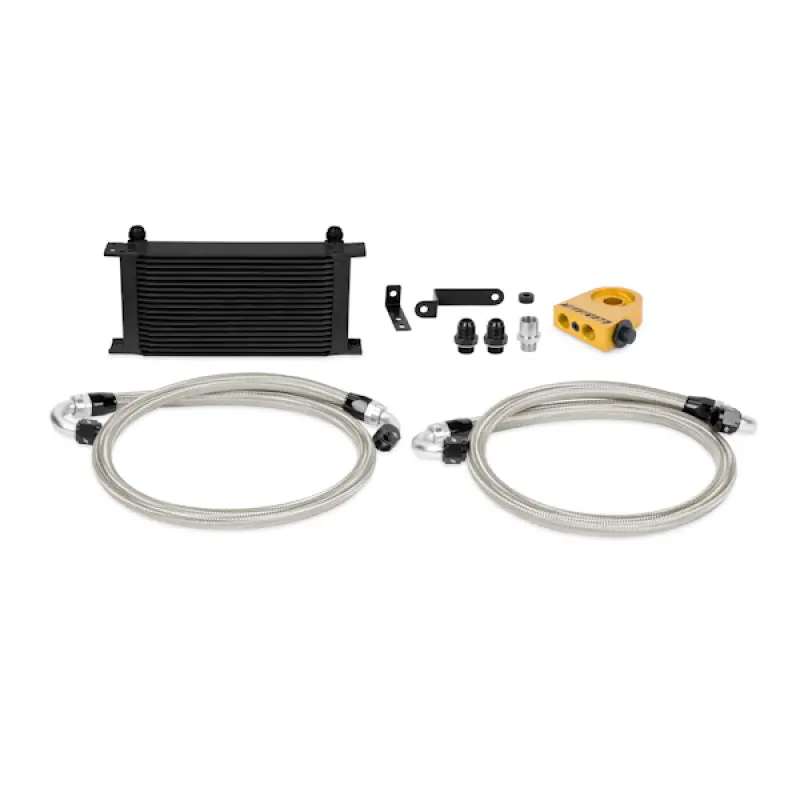 Mishimoto Thermostatic Oil Cooler Kit – Black Finish For 2008–2014 Subaru Wrx & Sti 1