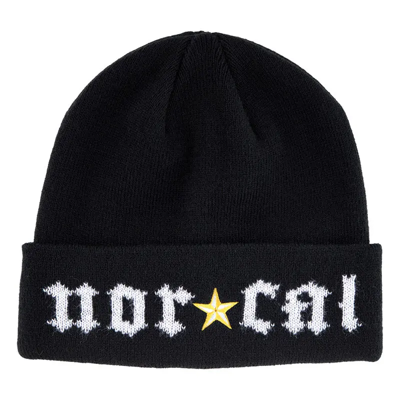 Nor Cal Medieval Beanie Long Shoreman Hat Black Os Unisex 1