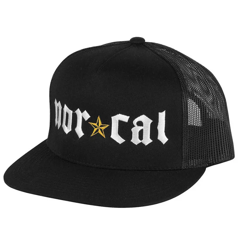 Nor Cal Medieval Embroidered Mesh Trucker Structured Hat Unisex 1