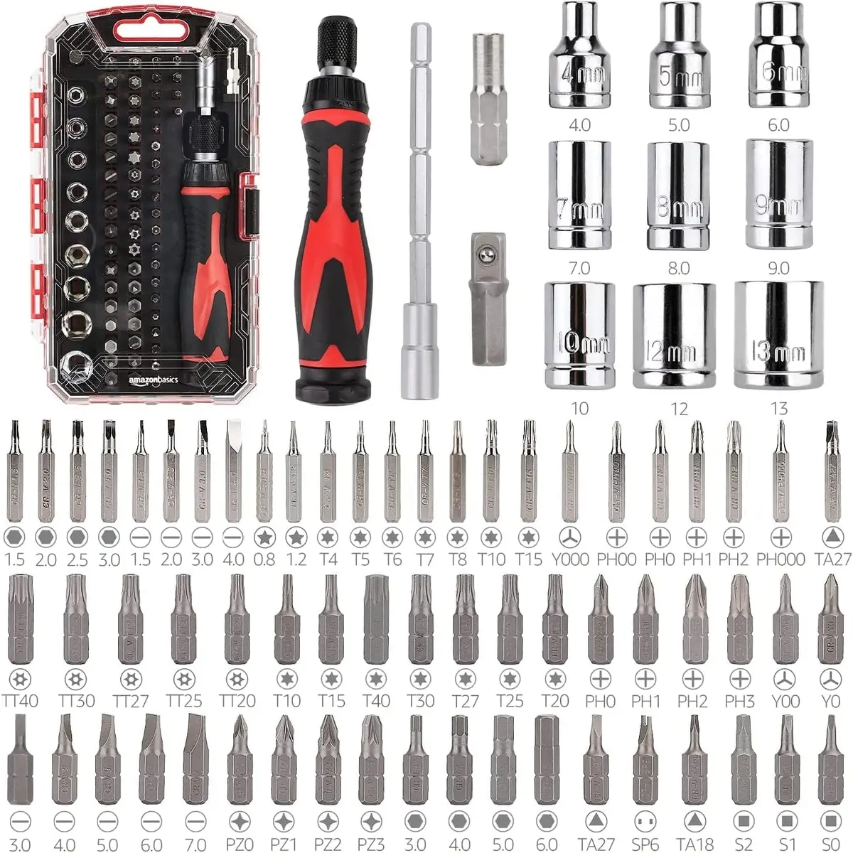 Magnetic Ratcheting Wrench + Precision Screwdriver Set (Tool-Mm12) 1