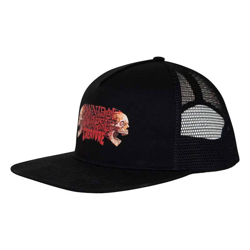 Creature Cannibal Corpse Snapback Structured Hat Black Os Unisex 1