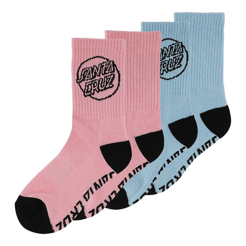 Santa Cruz Opus Strip 4-Pack Youth Socks 1