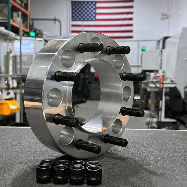 8X180 Wheel Spacers Hub Centric Billet For 2011-2026 Gm 2500 3500 Srw 1