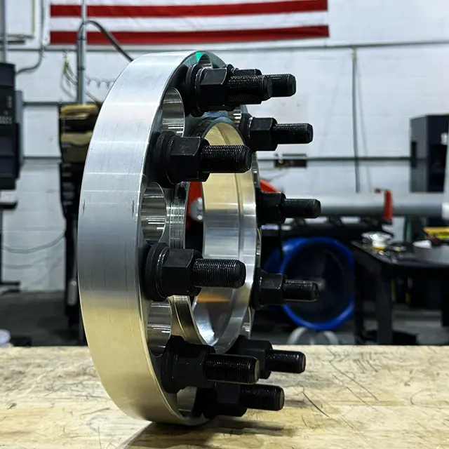 8X275 Wheel Spacers 8 Lug Hub Centric Billet For Gm 4500/5500 & More 1