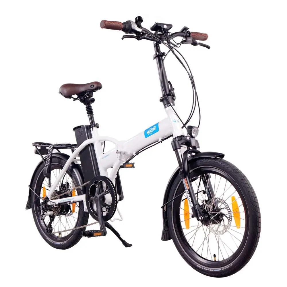 Ncm London+ Folding E-Bike, 250W-350W Electric Bike Motor, 36V Powerful 19Ah 684Wh Long Range Battery 1