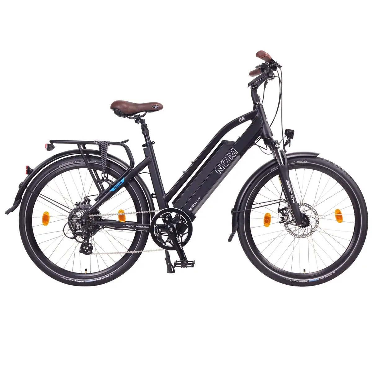 Ncm Milano Plus Trekking E-Bike, 250W-500W City-Bike, 48V 16Ah 768Wh Long Range Battery 1