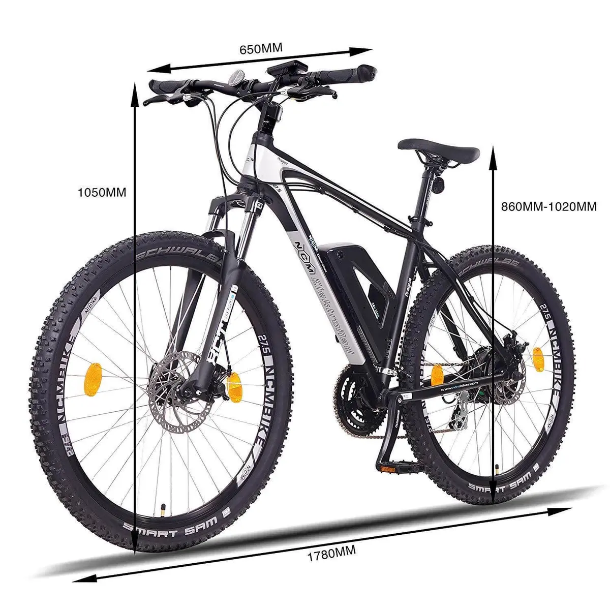 Ncm Prague Electric Mountain Bike 250W, 36V 13Ah 468Wh Battery (Ex-Rental) 2