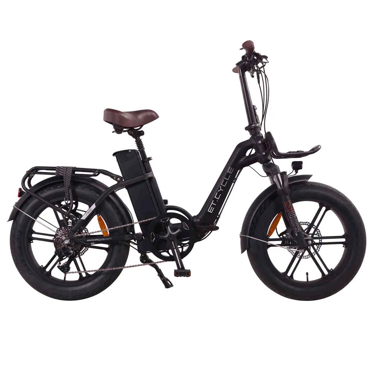 Et. Cycle F1000 Folding E-Bike, 48V 21 Ah, 1008Wh, F Series Foldable Electric Bike 1