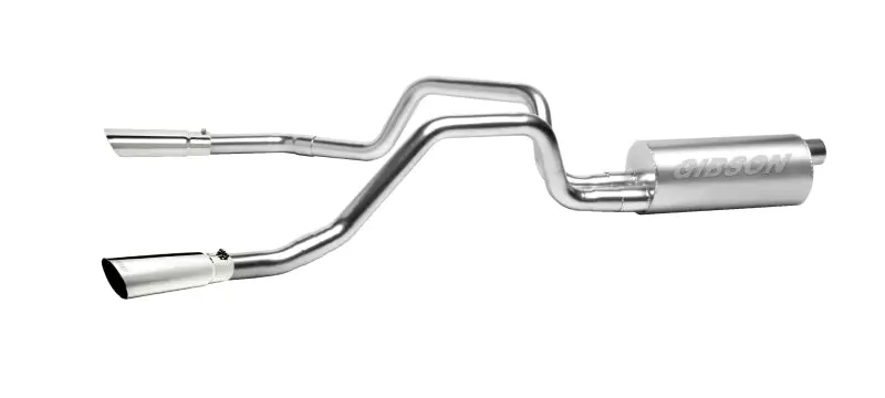 Gibson Stainless Steel Cat-Back Dual Exhaust System For 1999–2005 Chevrolet Silverado 1500 Base (4.3L, 2.5" Diameter) 1
