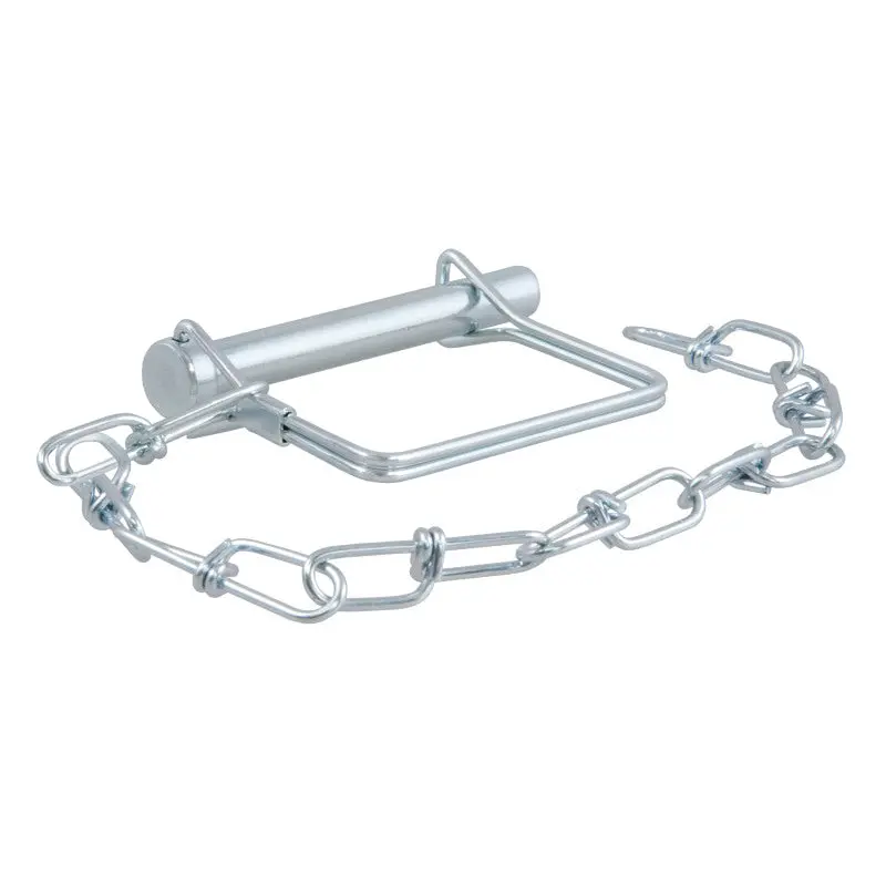 Curt 3/8-Inch Safety Pin With 12-Inch Chain – 2-3/4-Inch Pin Length (Packaged) 1