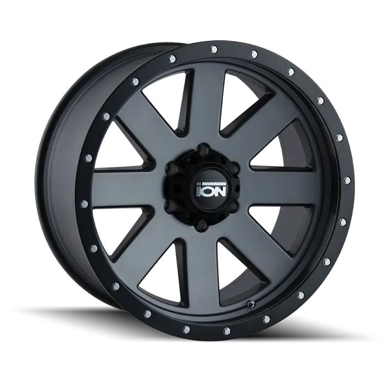 Ion Type 134 Matte Gunmetal/Black Beadlock Wheel – 20X10, 6X139.7Mm, -19Mm Offset, 106Mm Hub Bore 1