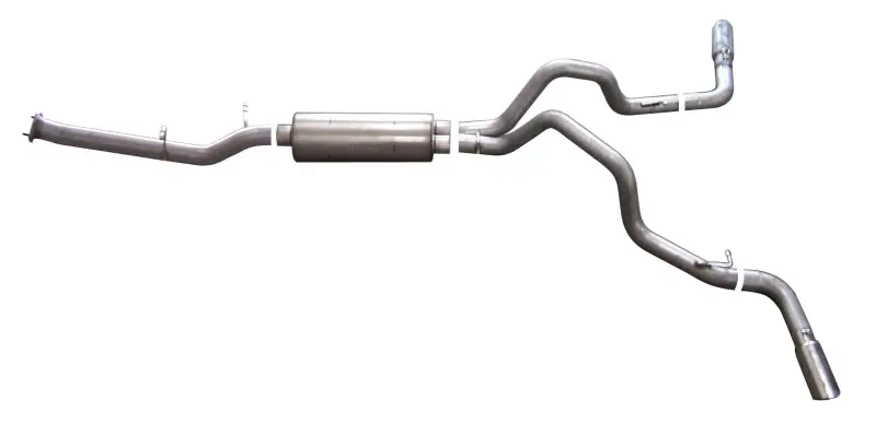 Gibson Dual Exhaust System For 2007–2010 Chevrolet Silverado 2500 Hd Lt – 3-Inch Aluminized Cat-Back With Extreme Sound 1