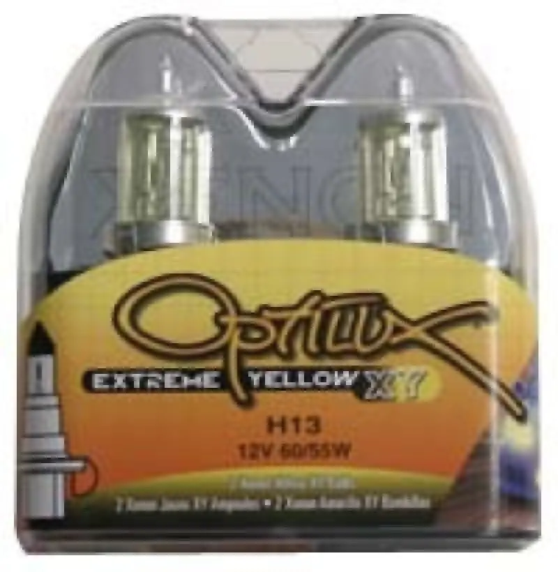 Hella H13 (9008) Dual-Beam Halogen Bulb – 12V, 60/55W, Xenon-Yellow Light Output 1