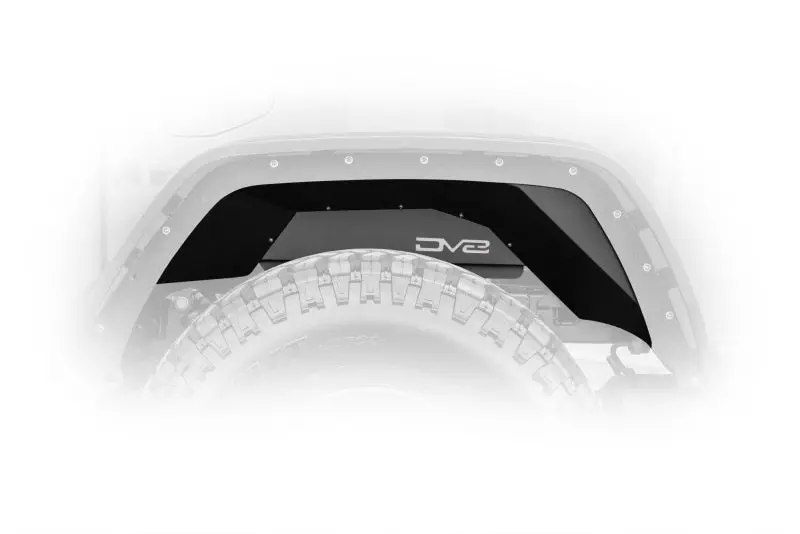 Dv8 Offroad Rear Inner Fenders – Jeep Gladiator (2020+), Textured Black 1