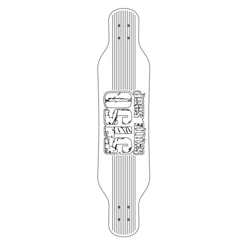 Ghost Boards X 5150 Skate Shop 39" Led Custom Complete Longboard Topograph Metallic Red Trucks/Led Red Wheels  #A1 1