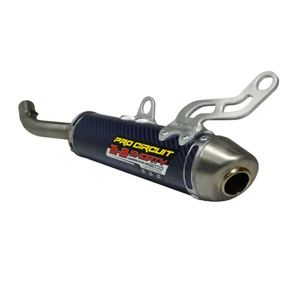 Pro Circuit - Ti-2 Shorty Ti/Blue Kevlar Silencer (Yamaha) 1
