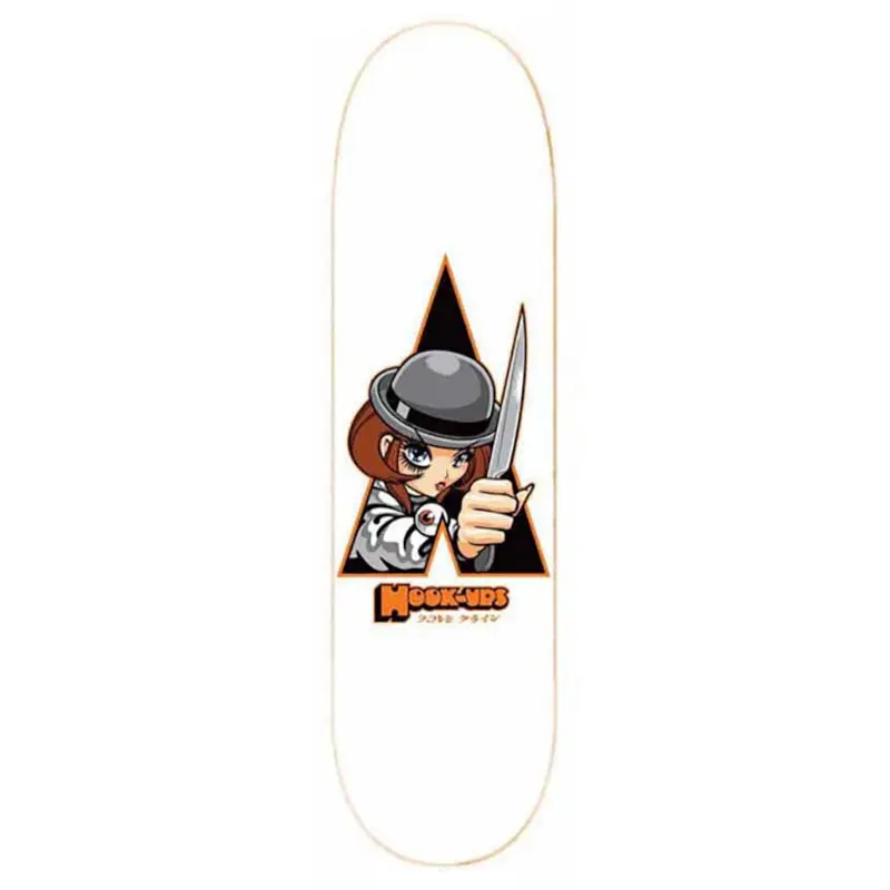 Hook-Ups 8.5" X 32.25" Ultraviolence Skateboard Deck 1