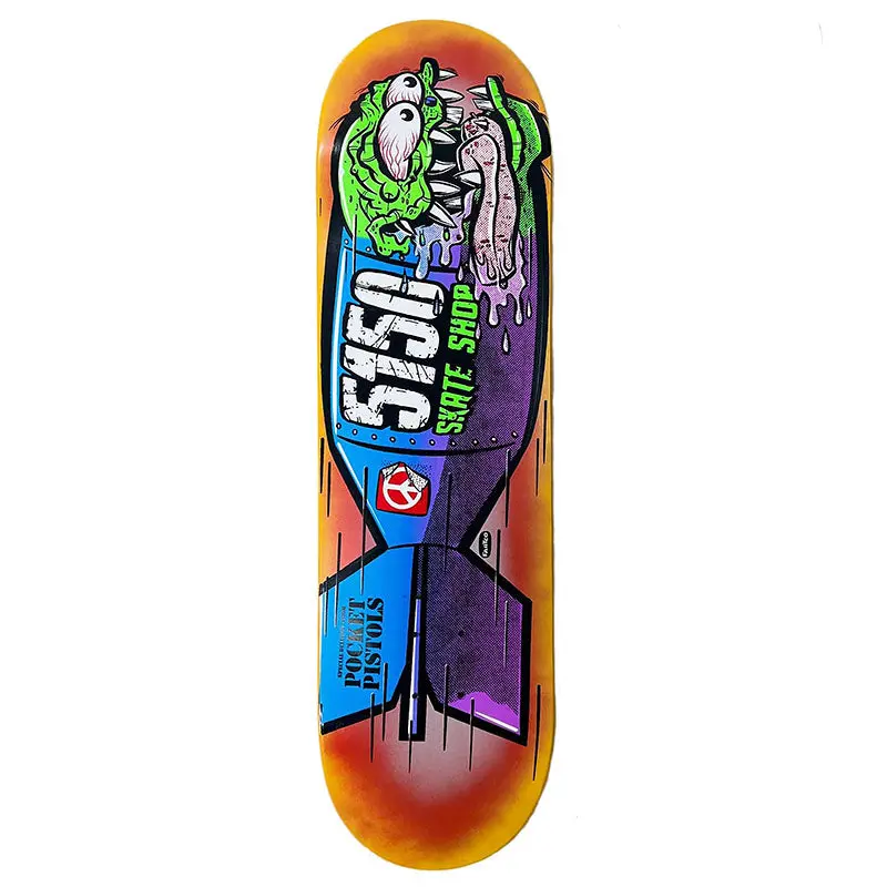 Pocket Pistols X 5150 Skate Shop Collab 8.5" Skateboard Deck A-6 1
