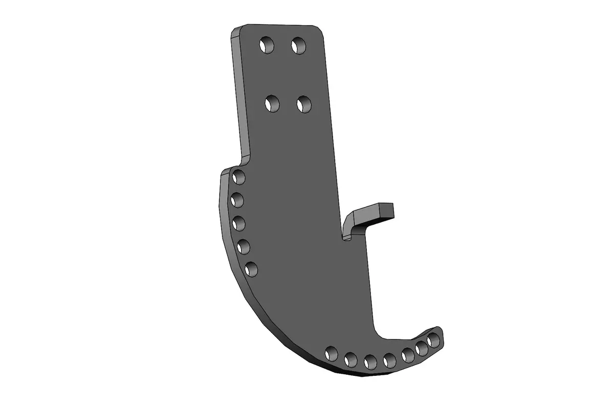 Shutter Motor Bracket For 2019+ Chevy & Gmc 1500 & 2500 1