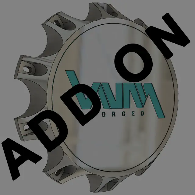 Add On Billet Center Caps For Wheel Kits 1