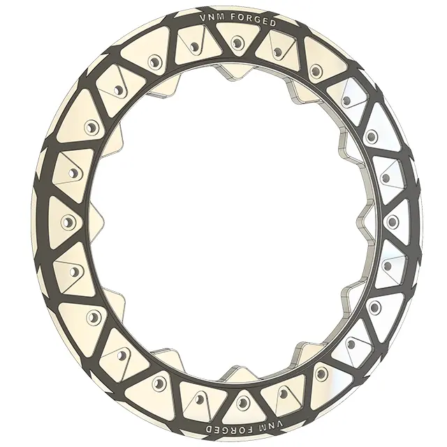 Ar-3 Billet Beadlock Rings Upgrade For Forged Wheels - Custom Made 1