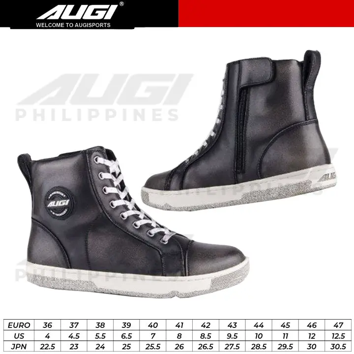 Augi Urban Boots Au-4 Black Leather 1