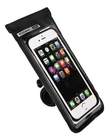 Sahoo - Universal Smartphone Handlebar Mount Ziplock Closure 100% Waterproof - 21X10.5X1.5Cm 1