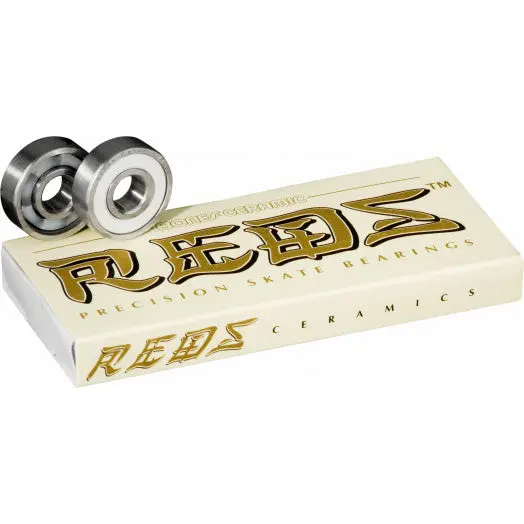 Bones - Ceramic Reds Skateboard Bearings 8 Pack 1
