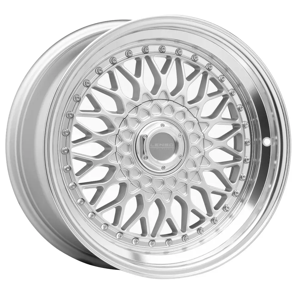 Lenso Bsx Wheel Silver Mirror Lip 1