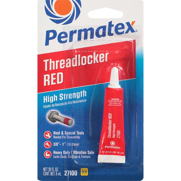 Permatex - High Strength Threadlocker Red 6Ml 1