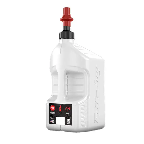 Tuff Jug - Utility Container White W/ Red Cap 5 Gallon 1