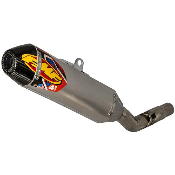 FMF Factory 4.1 RCT Aluminum Slip-On Exhaust System with Stainless Steel Mid Pipe – Compatible with KTM Motorcycles - Image 5