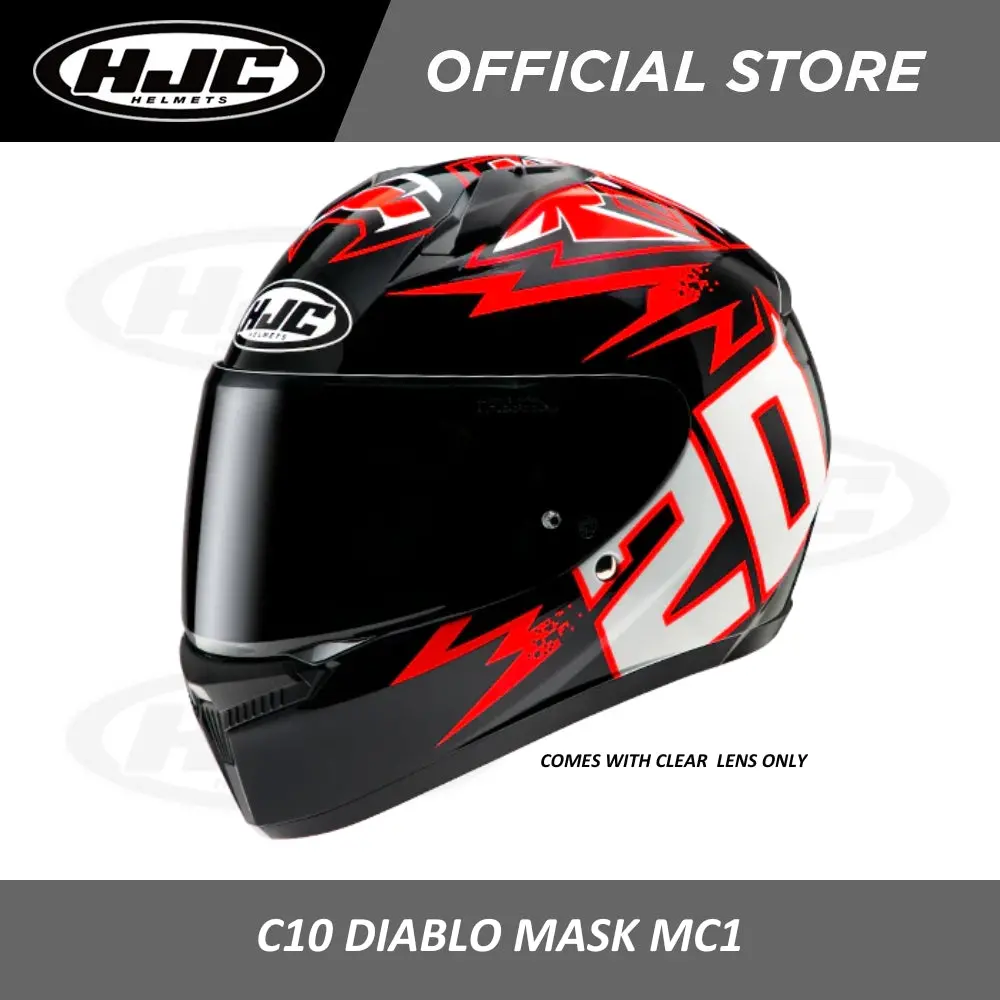 Hjc Helmets C10 Diablo Mask Mc1 1