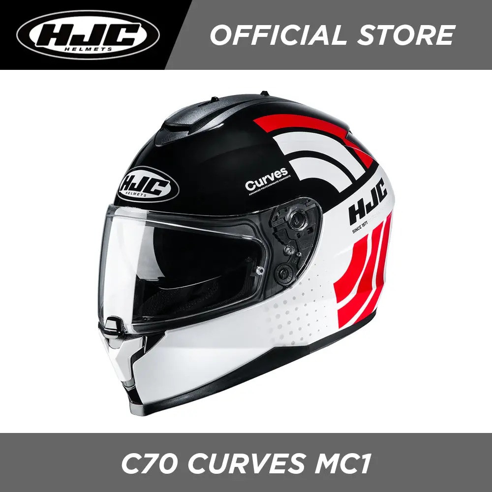 Hjc Helmets C70 Curves Mc1 1