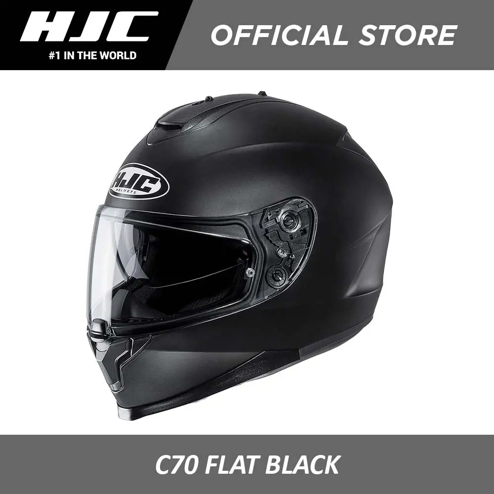 Hjc Helmets C70 Flat Black 1