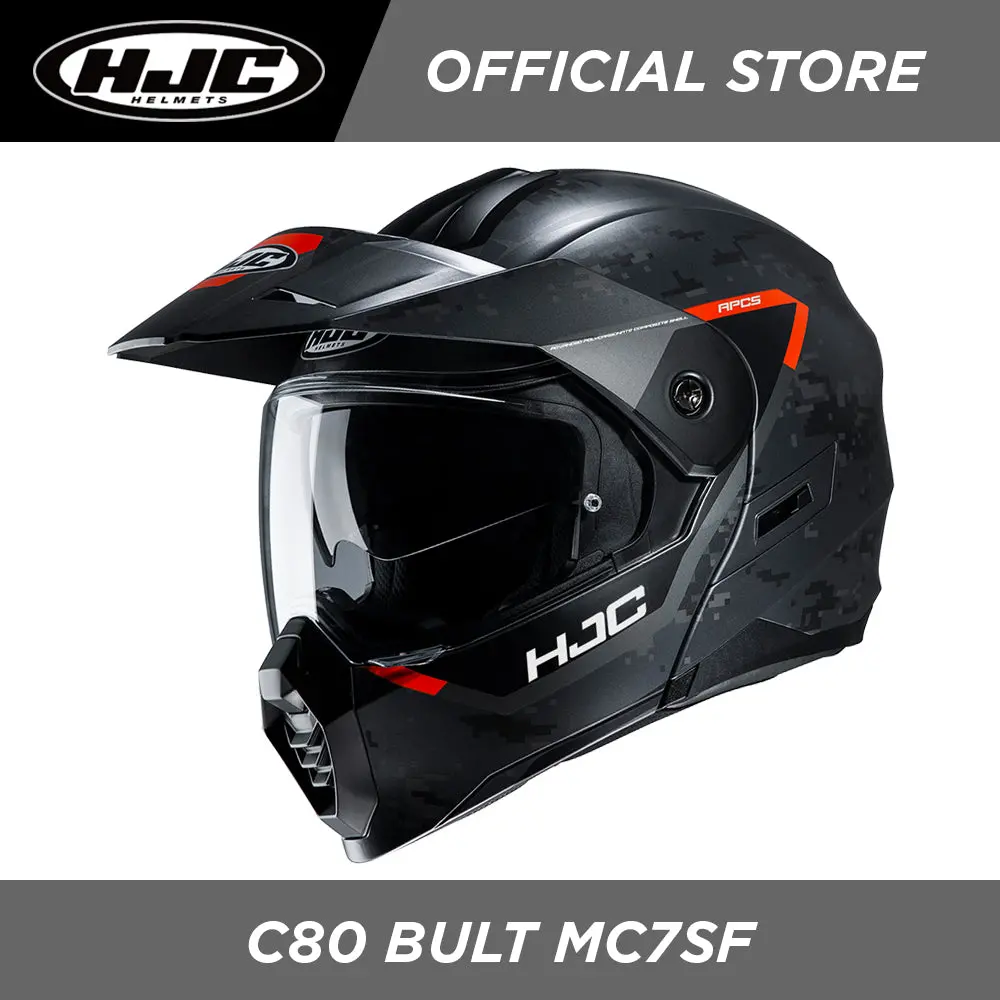 Hjc Helmets C80 Bult Mc7sf 1