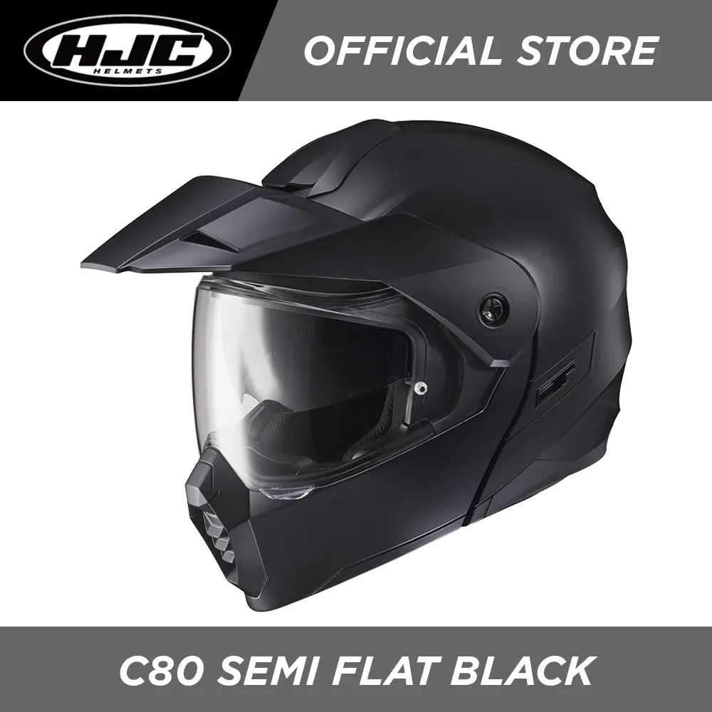 Hjc Helmets C80 Semi Flat Black 1