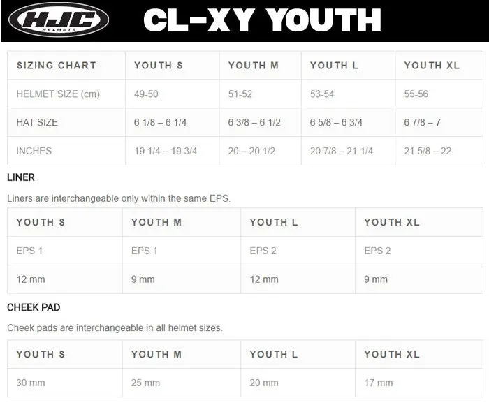 Hjc Helmets Cl-Xy Ii Creed Mc4hsf Youth Size 2