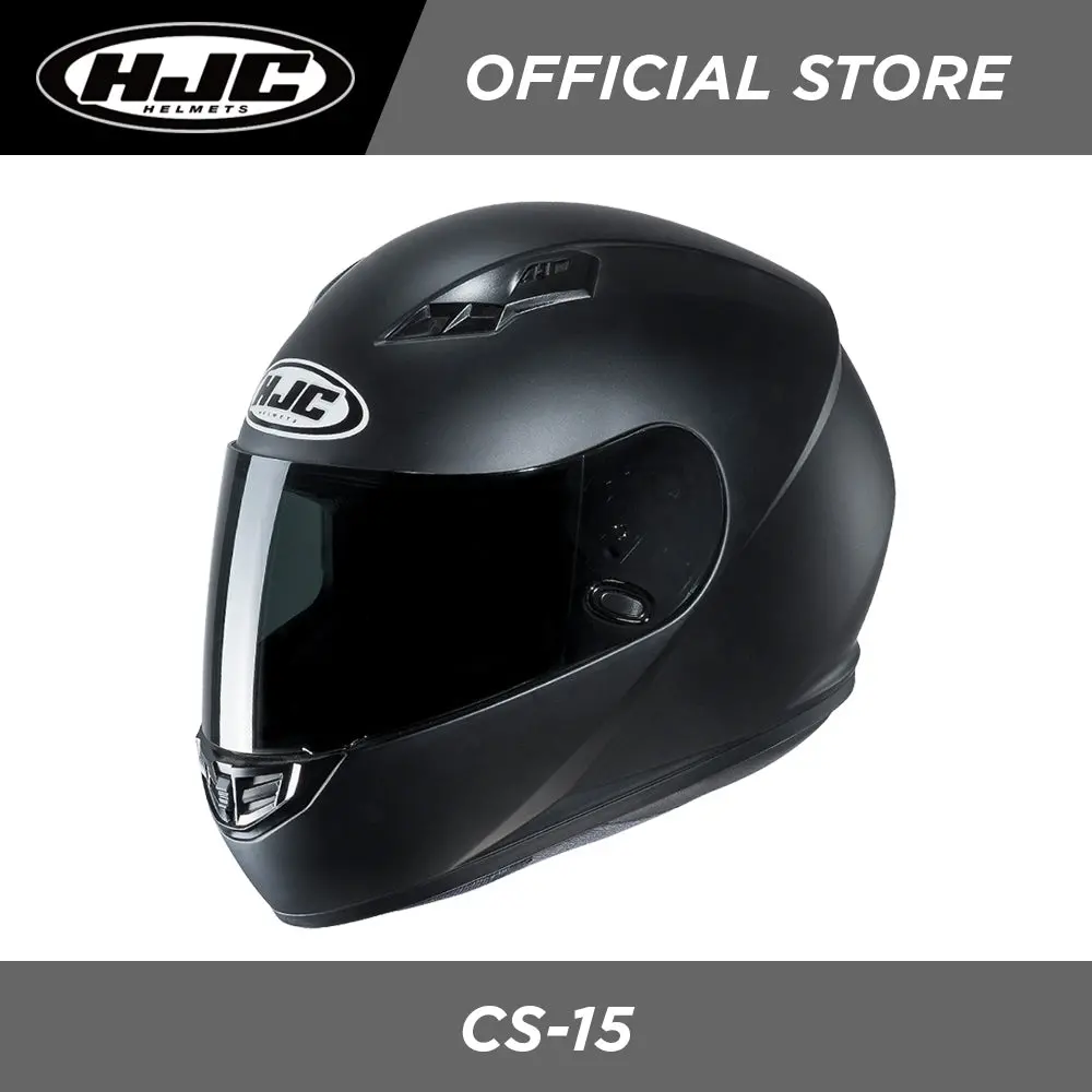 Hjc Helmets Cs-15 Flat Black Double D-Ring 1