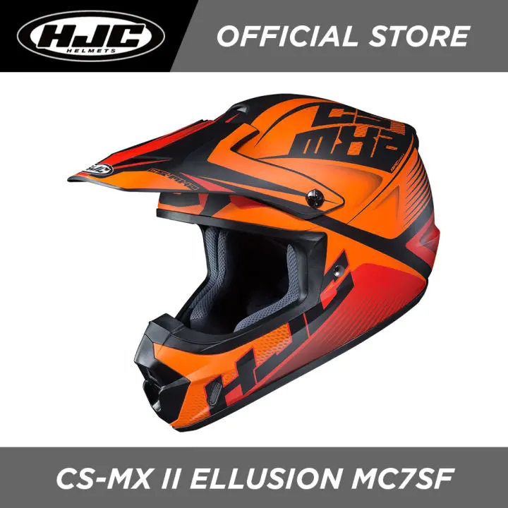 Hjc Helmets Cs-Mx Ii Ellusion Mc7sf 1