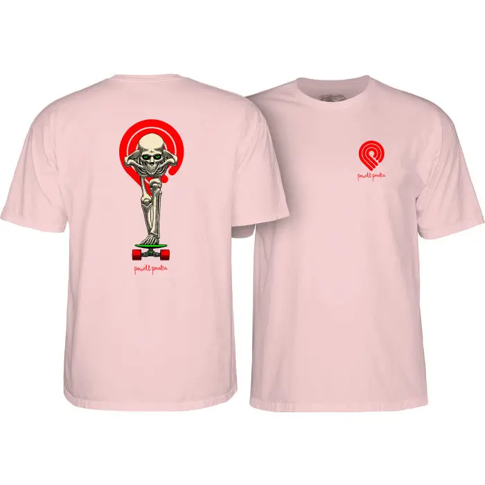 Powell Peralta - Tucking Skeleton T-Shirt (Pink) 1