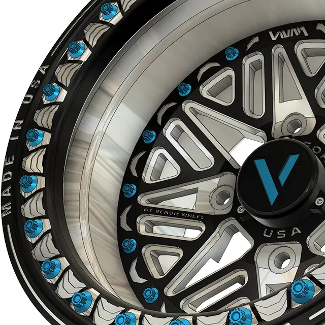 V-13 Beadlock Utv Wheels Lightweight Billet Aluminum For Can Am Rzr Yxz 7