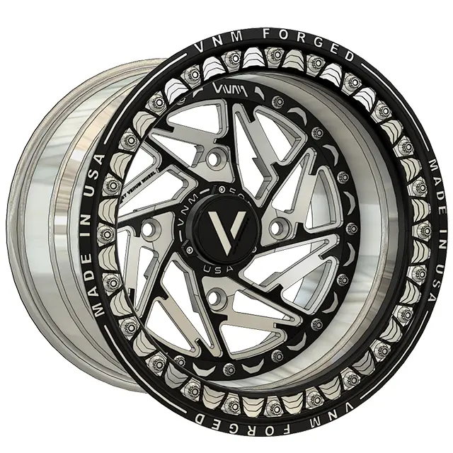 V-6 Beadlock Utv Wheels Lightweight Billet Aluminum For Can Am Rzr Yxz 1