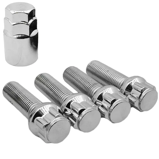 14X1.5 (Wheel Locks) Ball Seat Lug Bolts 28 Mm - 60 Mm Shank Length 1