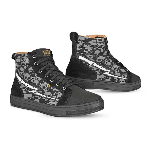 Cortech - Slayer Canvas Skulls Riding Shoes 1