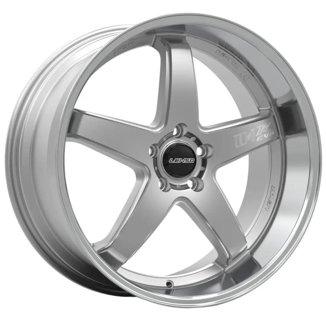 Lenso D1r-Evo Wheel  Hyper Silver Mirror Lip 1