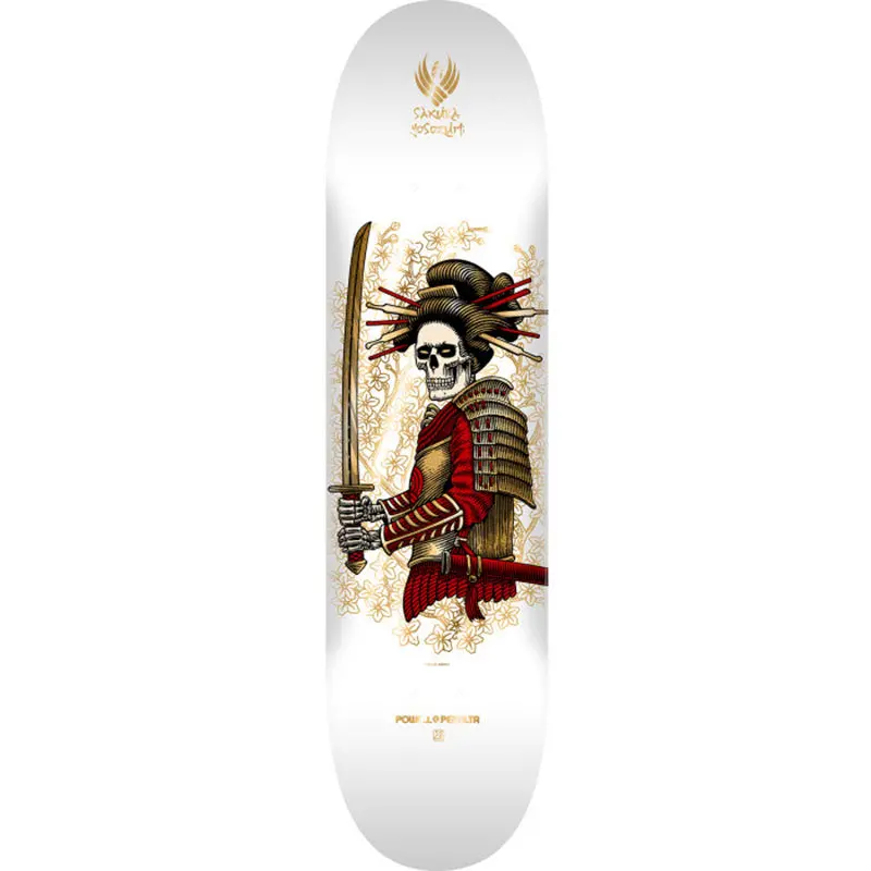 Powell Peralta 8.25" X 31.95" Pro Sakura Yosozumi Onna-Bugeisha Flight® Shape 243 K20 Skateboard Deck 1
