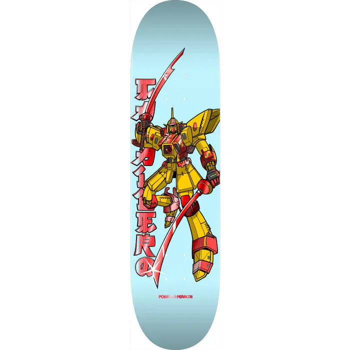 Powell Peralta 8.5" X 32.08" Steve Caballero Gundam Light Blue / Red Foil Shape 244 K20 Skateboard Deck 1